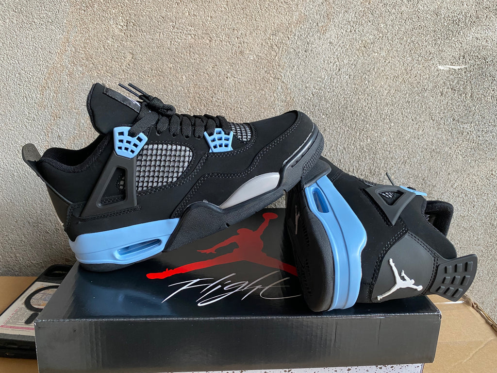 Air Jordan 4 – Black, Grey & Blue