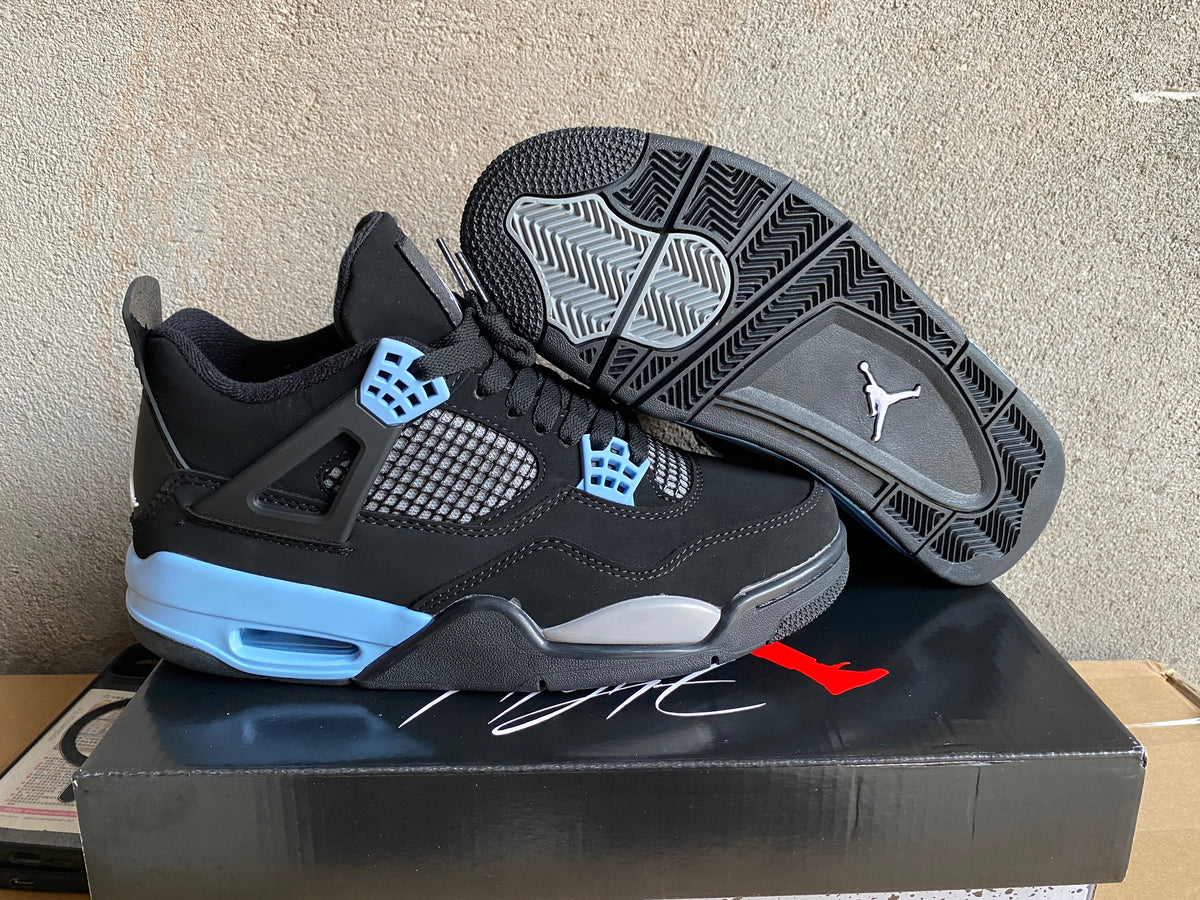 Air Jordan 4 – Black, Grey & Blue